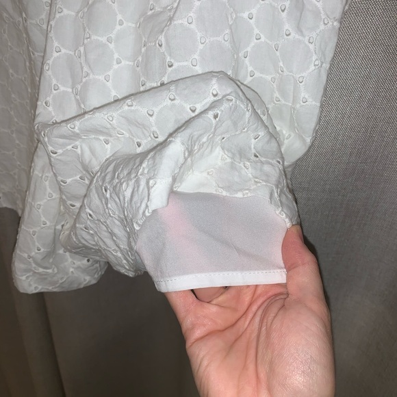 Banana Republic Romper White textured / Graduation / Bride / Shower - Picture 6 of 10